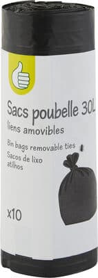 Sac poubelle 30L à lien traditionnel