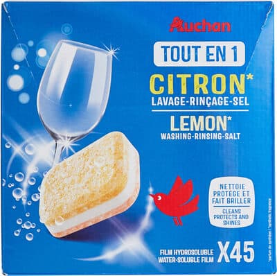 Tablettes lave-vaisselle tout en un citron