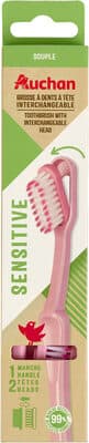 Brosse à dents à tête interchangeable sensitive