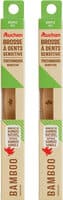 Brosse à dents bambou souple