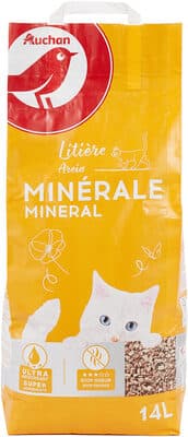 Litière pour animaux familiers (étiquetage conforme à la norme AFNOR V 19-001)