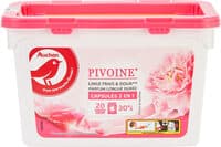 Lessive capsules 2 en 1