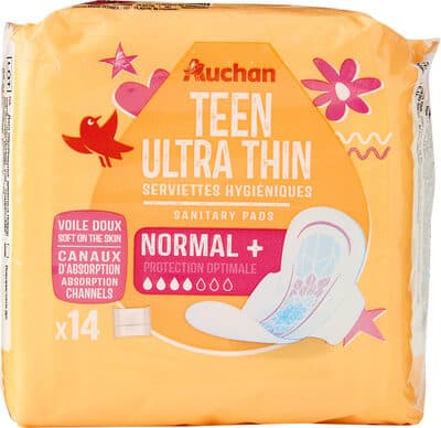 Serviette ultra mince Normal+ Teen
