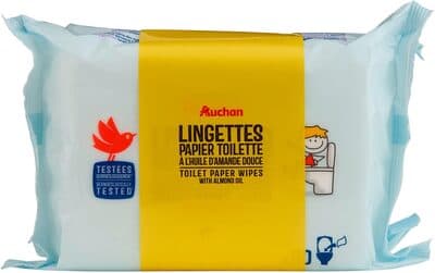 Lingettes papier toilette