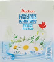 Auchan Fraicheur de printemps Lessive poudre pour le lavage du linge