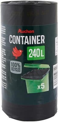 Sacs poubelle container 240 litres