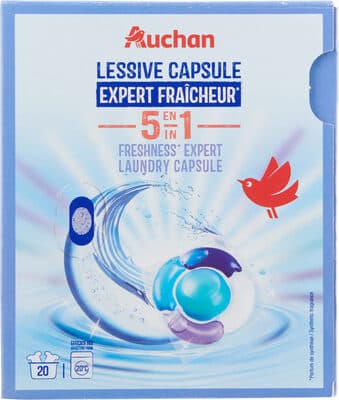 Lessive capsule expert fraicheur - 5 en 1
