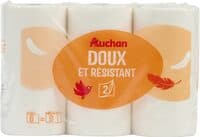 Papier toilette blanc, 2 plis