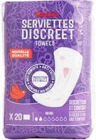 Serviettes Discreet Mini