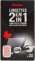 Lingettes lunettes et écrans