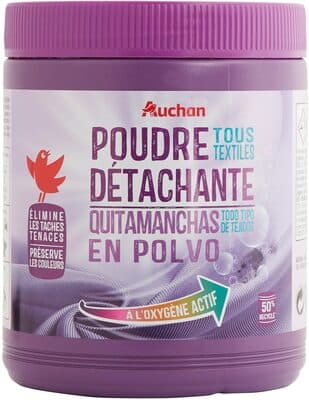 Auchan poudre détachante tous textiles