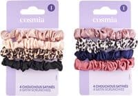 4 chouchous satinés