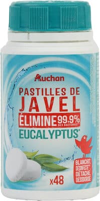 Pastilles javel eucalyptus** X 48
