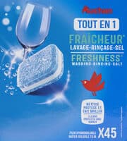 Auchan tablette lave vaisselle tout en 1 fraicheur