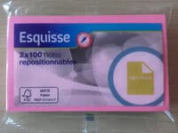 2x100 notes repositionnables