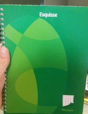Cahier 100 pages petits carreaux