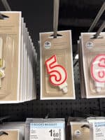 Bougie anniversaire chiffre 5