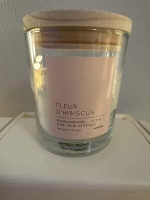 Bougie parfumée fleur d’hibiscus