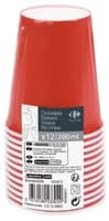 Gobelet carton rouge 20cL