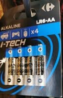 4 Piles LR6/AA I-Tech CRF