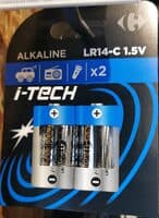 2 Piles LR14/C I-Tech