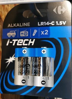 2 Piles LR14/C I-Tech