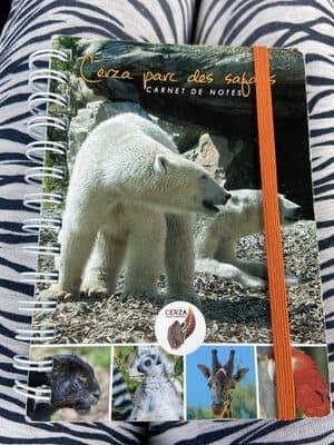 Carnet de notes Cerza parc des safaris