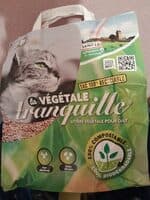 Litière végétale pour chat
