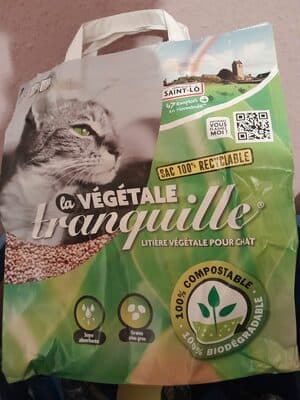 Litière végétale pour chat