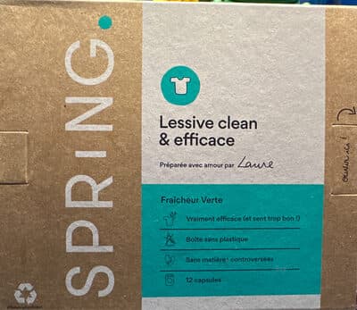Lessive clean & efficace