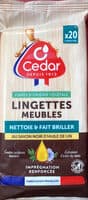 Lingettes meubles au savoir noir d'huile de lin