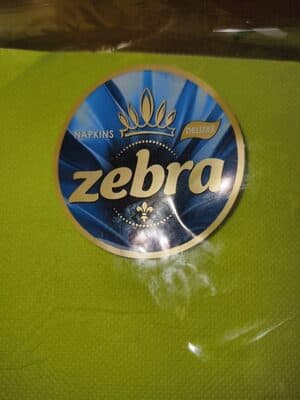 zebra NAPKINS DELUXE