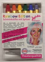 Schminkstifte mit Spitzer, Rainbow Edition