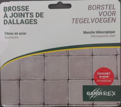Brosse à joints de dallages