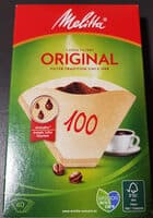 Melitta Original Koffiefilters 100 Bruin 40 stuks