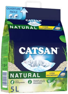 Litière Pour Chat Végétale Natural Agglomérant