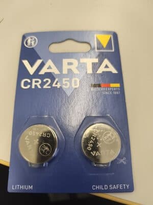 Varta Knoopcelbatterij lithium CR2450
