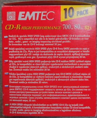 CD-R high performance
