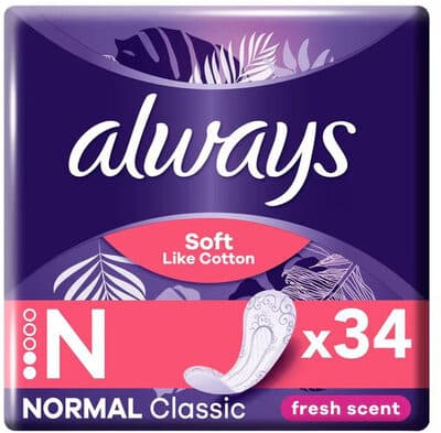 Dailies Soft Like Cotton Normal Fresh Inlegkruisjes