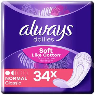 Dailies Soft Like Cotton Normal Inlegkruisjes