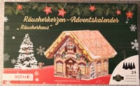 Räucherkerzen-Adventskalender "Räucherhaus"