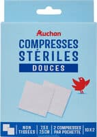 Compresses stériles douces