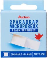 Sparadrap microporeux