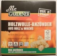 Holzwolle-Anzünder aus Holz & Wachs