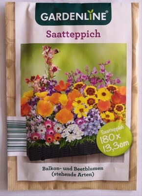 Saatteppich Balkon- und Beetblumen
