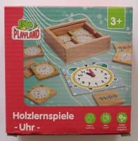 Holzlernspiele Uhr
