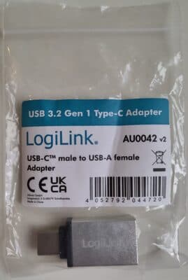 USB-C male to USB-A female Adapter [AU0042 v2]