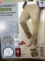 Pantalon cargo léger homme