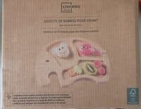 Assiette en bambou pour enfants