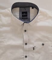 Hemd, Kurzarm, Uni R, Regular Fit, reinweiß